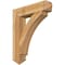 Ekena Millwork Thorton Arts & Crafts Rough Sawn Bracket, Western Red Cedar, 6"W x 30"D x 36"H BKT06X30X36THR03RWR - alternate 1